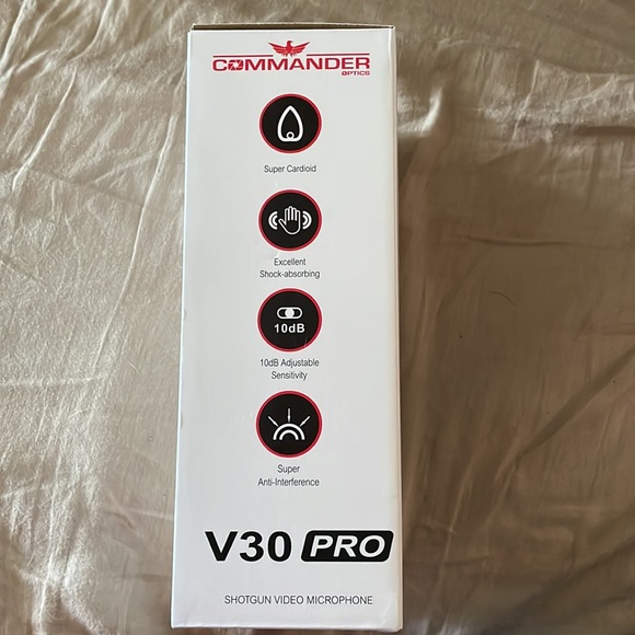 Commander optics V30 PRO directional condenser shotgun video microphone - Picture 4 of 4